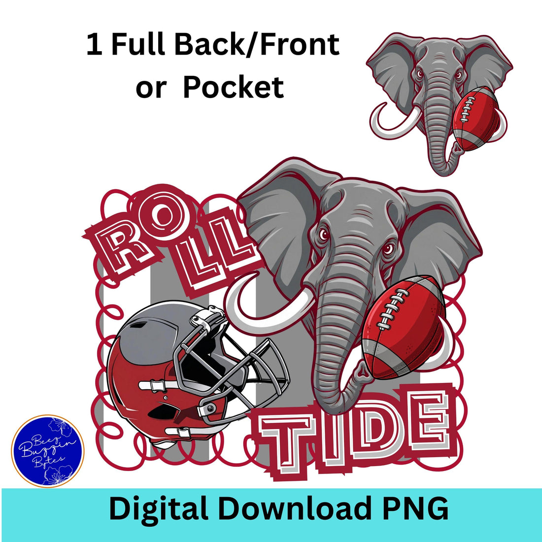 Roll Tide Pride Stripe Design Football  PNG