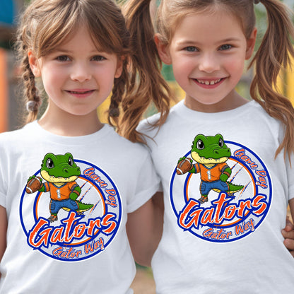 Gators Game Day, Gator Way Circle Design Family Set PNG