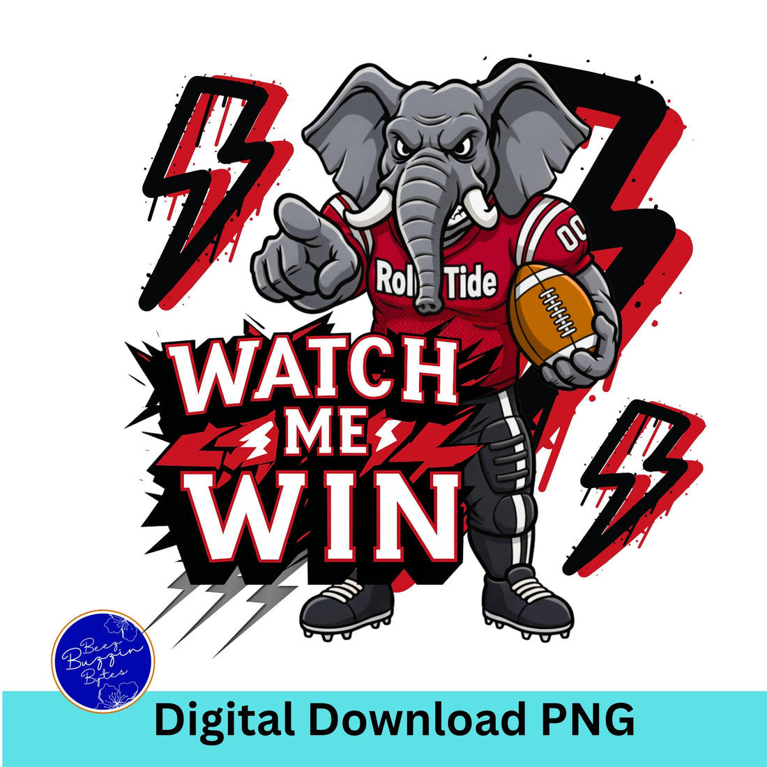 Roll Tide Watch Me Win Football PNG