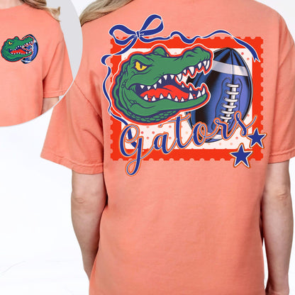 Gators Trendy Matching Set Stamp Football PNG