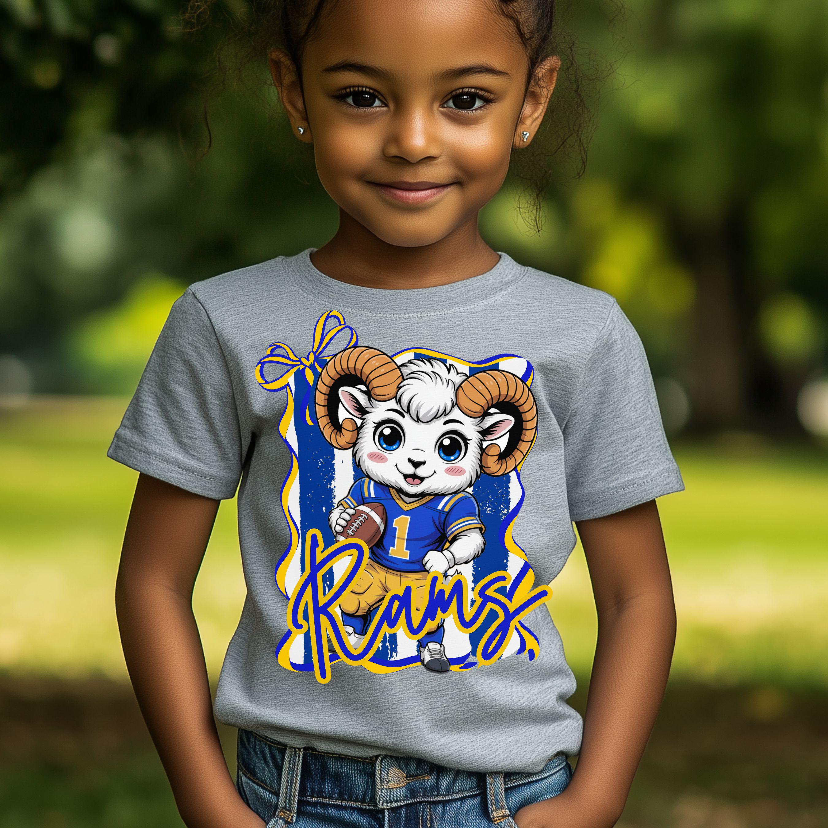 Rams Kids Matching Design PNG Bundle