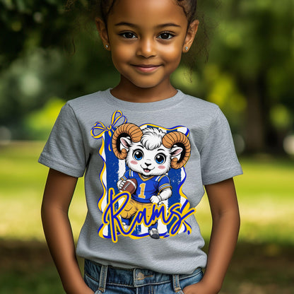 Rams Kids Matching Design PNG Bundle